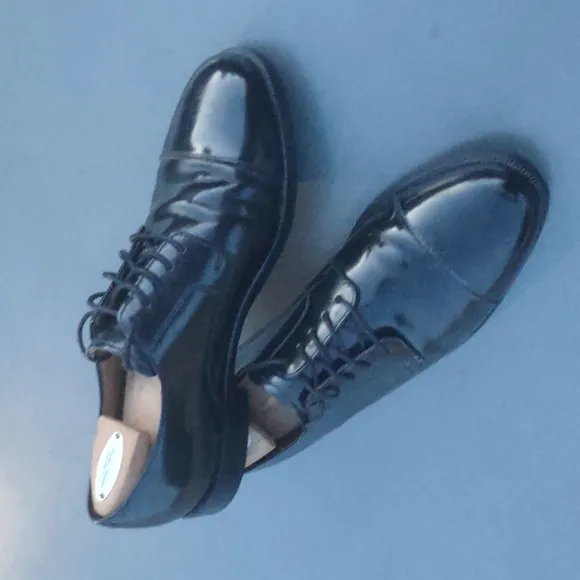 Cole Haan/Vibram® Men’s Caldwell Derby Black Leather Cap Toe Lace Up Oxford