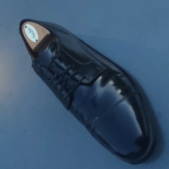 Cole Haan/Vibram® Men’s Caldwell Derby Black Leather Cap Toe Lace Up Oxford