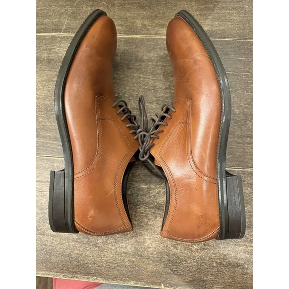 Cole Hann Modern Essential Plain Toe Derby (Men) Brown Size 11 Oxford's
