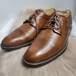 Cole Haan Grand 2.0 Harrison Derby Lace Up Cap Toe British Leather Mens …