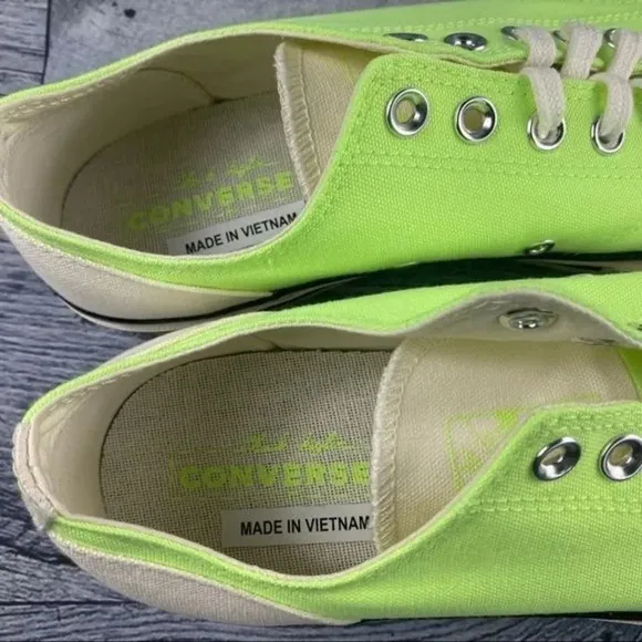Converse ctas 70 OX Sneaker Mens 9.5 Unisex‎ Green White