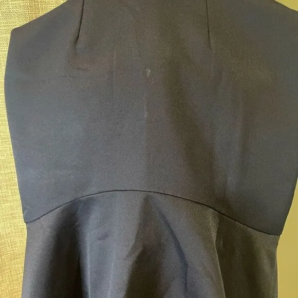 Cooper Street Navy Azalea Dress Small Midi 8 Wedding Guest Date Subtle Sexy
