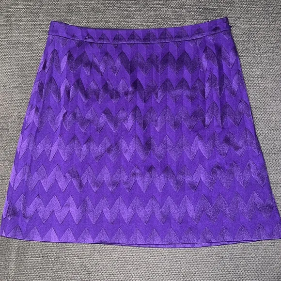 COPY - New Missoni ZigZag Purple Mini Skirt