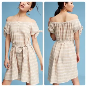 Corey Lynn Calter Linen Edie Dress XS Petite Resortwear