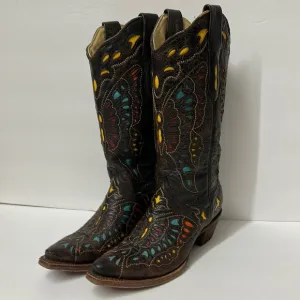 Corral Vintage cowboy boot A1928 butterfly inlay #cowboy #western NWOB
