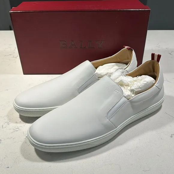 Cristóbal White Bally Boat Shoes