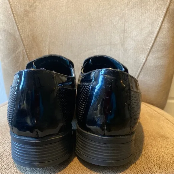 Croco Toscano Men's Black Formal Shoes 26.5