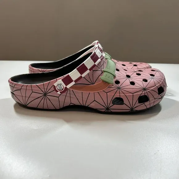 Crocs Shoe Mens 14 Demon Slayer x Classic Clog Nezuko Anime Slip On Comfort