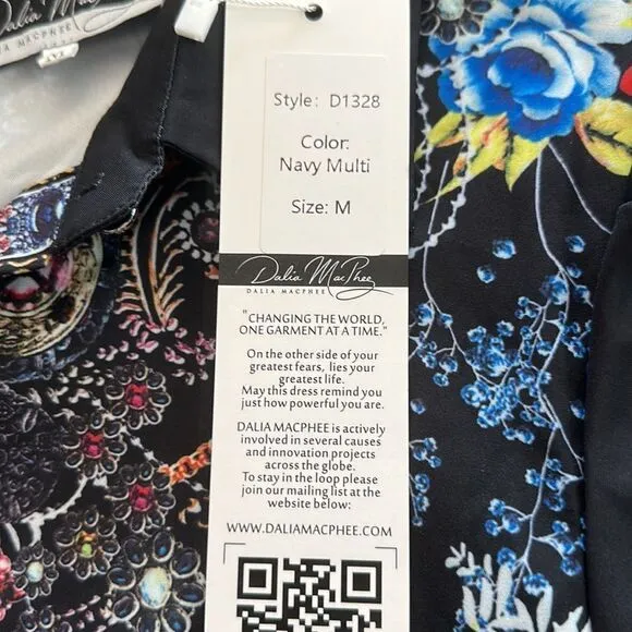 Dalia Collection by Dalia MacPhee Floral Mini Shirtdress