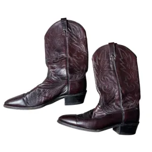 Dan Post Cowboy Boots Men’s Size 11.5 Leather Western Rodeo Work Rancher Barn