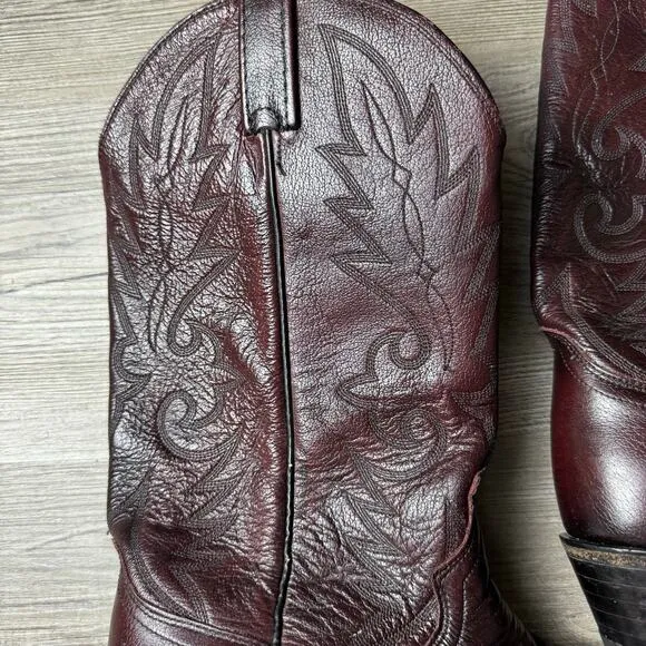 Dan Post Cowboy Boots Men’s Size 11.5 Leather Western Rodeo Work Rancher Barn