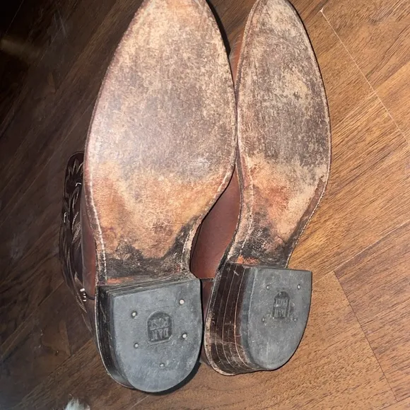 Dan Post Mens leather cowboy boots size 10 D -