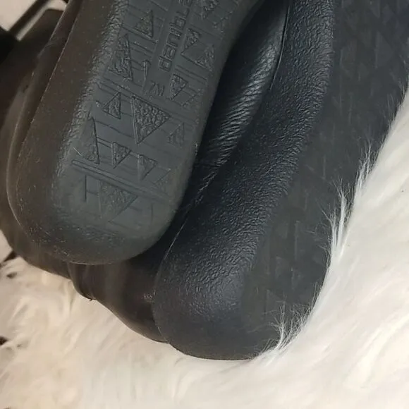 Dani Black Leather Boots