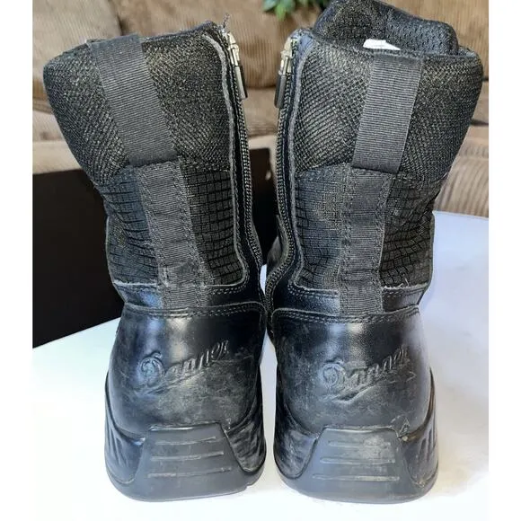 Danner Kinetic Side-Zip 8&quot; Tactical Boots Men's Size 10D Black Gore-Tex 28012‎
