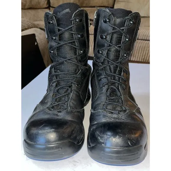 Danner Kinetic Side-Zip 8&quot; Tactical Boots Men's Size 10D Black Gore-Tex 28012‎