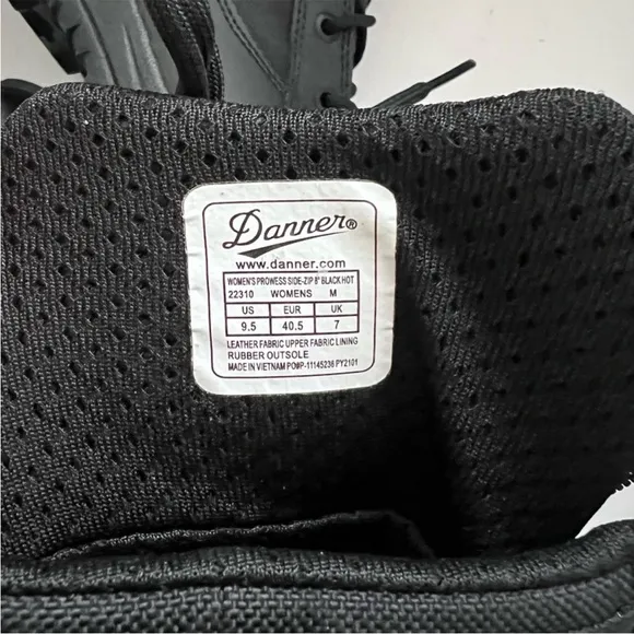 Danner Prowess Boot Black 9.5 NEW