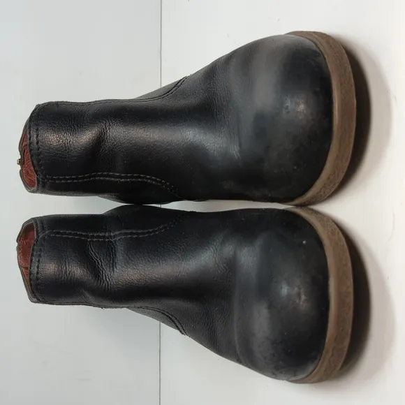 Dansko Bechi Black Leather Ankle Boots women's size 7.5-8. EU 38