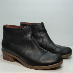 Dansko Bechi Black Leather Ankle Boots women's size 7.5-8. EU 38