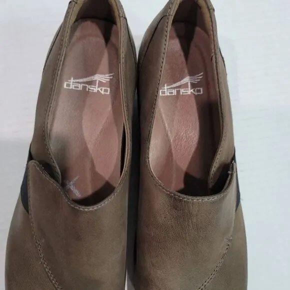 Dansko Fae Slip On Leather Shoes Size 38