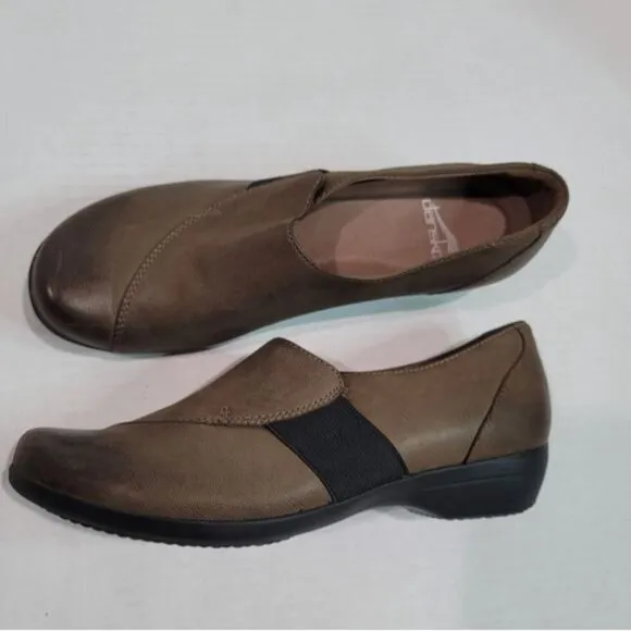 Dansko Fae Slip On Leather Shoes Size 38