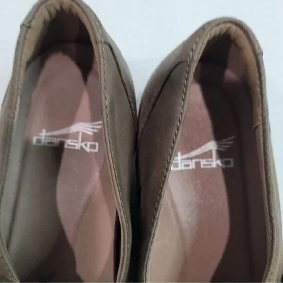 Dansko Fae Slip On Leather Shoes Size 38