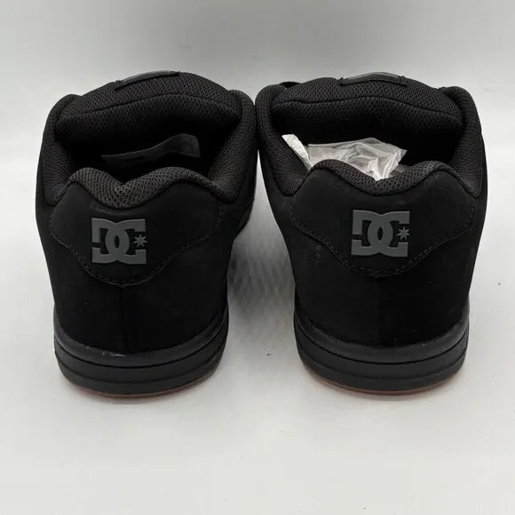 DC Mens Gaveler Black Suede Skate Shoes Sneakers 11 Medium (D)