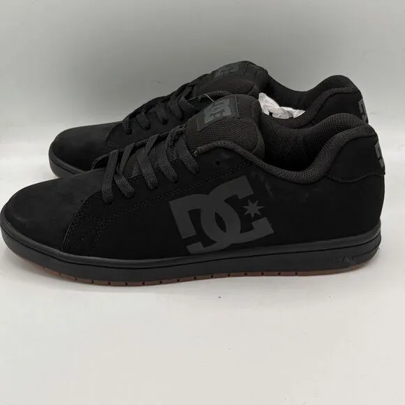 DC Mens Gaveler Black Suede Skate Shoes Sneakers 11 Medium (D)