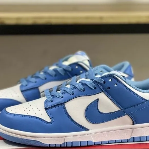 DD1391-102 Nike Dunk Low UNC University Blue White