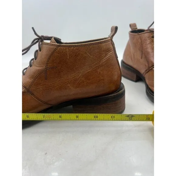 Destroy Boots Mens Sz 11 Brown Leather Lace Up Derby Spain VTG Pointy Toe