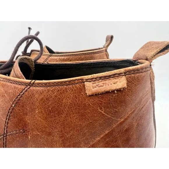 Destroy Boots Mens Sz 11 Brown Leather Lace Up Derby Spain VTG Pointy Toe