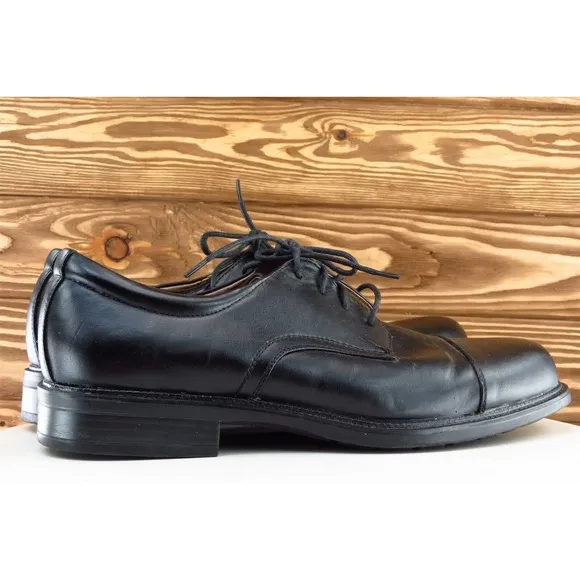 Dexter Shoes Sz 10.5 M Black‎ Derby Oxfords Leather Men 74525