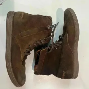 Diesel only the Brave Side Zipped Brown Ancle Boots Men's US 7 RN93243 Leather