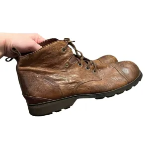Diesel Workmate Brown Leather Boots