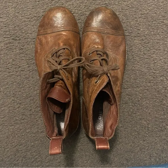Diesel Workmate Brown Leather Boots