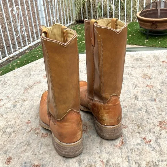 Dingo Mens Vintage Leather Campus Boots Sz 10