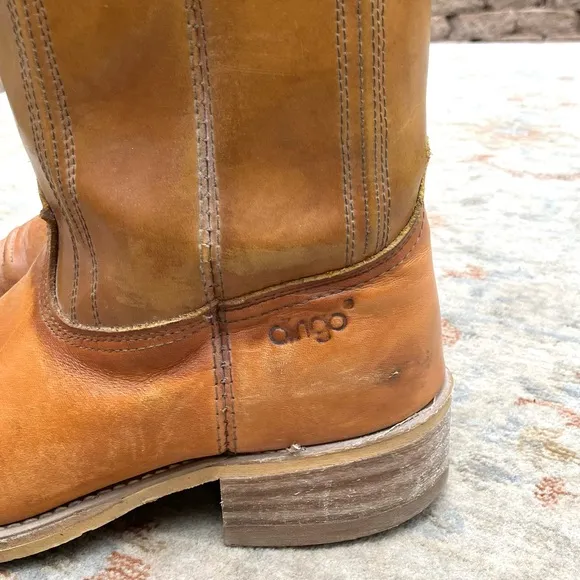 Dingo Mens Vintage Leather Campus Boots Sz 10