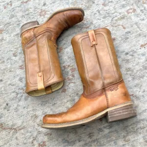 Dingo Mens Vintage Leather Campus Boots Sz 10