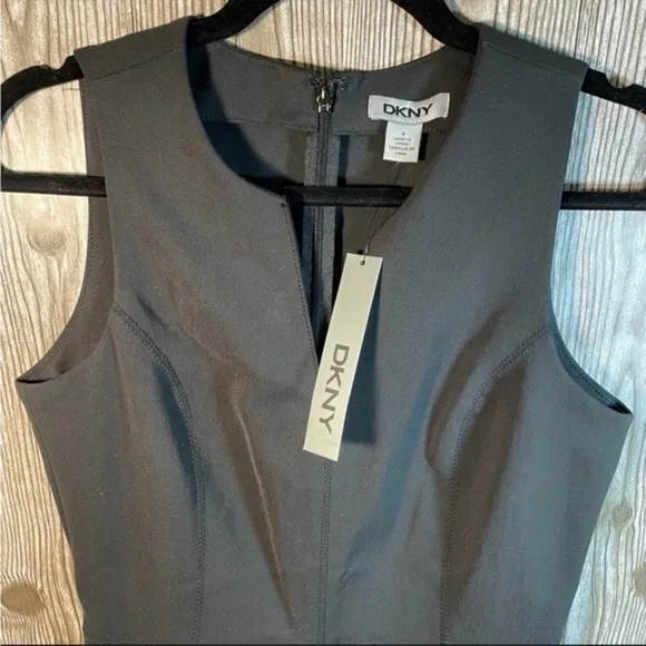 DKNY Little Black Dress NWT Sz 4  Stunning for Wedding, Formal, Date Night!