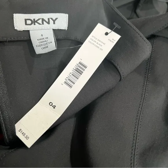 DKNY Little Black Dress NWT Sz 4  Stunning for Wedding, Formal, Date Night!