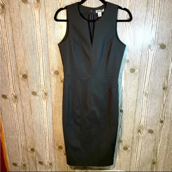 DKNY Little Black Dress NWT Sz 4  Stunning for Wedding, Formal, Date Night!