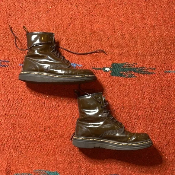 Doc Dr. Marten Vintage Chunky Brown Womens Size‎ 5 Lace Up Round Toe High