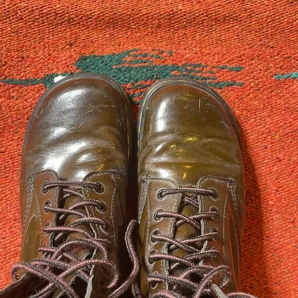 Doc Dr. Marten Vintage Chunky Brown Womens Size‎ 5 Lace Up Round Toe High