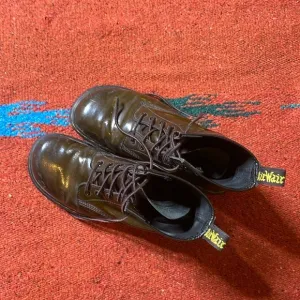 Doc Dr. Marten Vintage Chunky Brown Womens Size‎ 5 Lace Up Round Toe High