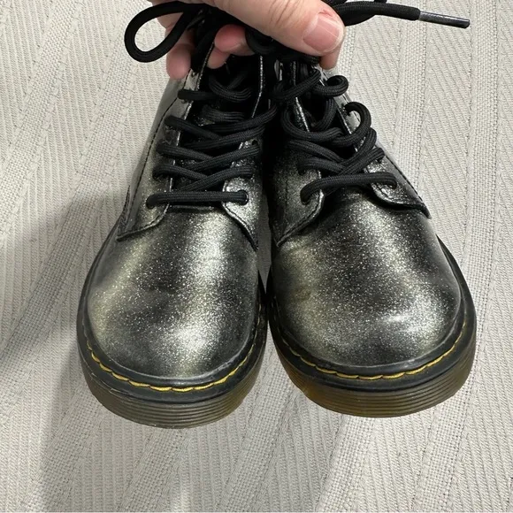 Doc Martens 1460 Ombre Glitter youth size 3 boots, side zip, sparkly, glitter