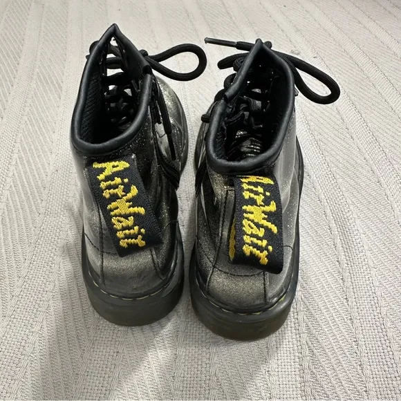 Doc Martens 1460 Ombre Glitter youth size 3 boots, side zip, sparkly, glitter