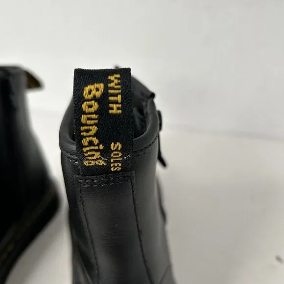 Doc Martens AirWair Zavala Youth Size 4M US 5L Black Eye Combat Boots Side Zip