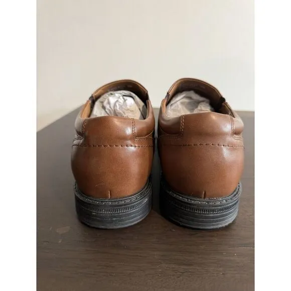 Dockers Men's Stafford Mahogany 12 W Wide Dress Shoes Loafer Oxford