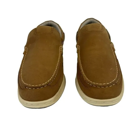 Dockers Tiller Leather Casual Slip On Loafer Boat Shoe Stain Defender Men’s 12W