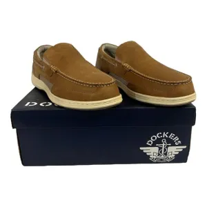 Dockers Tiller Leather Casual Slip On Loafer Boat Shoe Stain Defender Men’s 12W