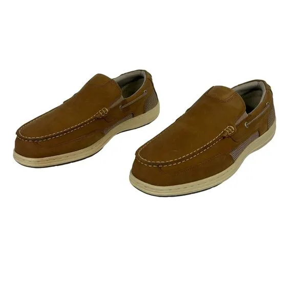 Dockers Tiller Leather Casual Slip On Loafer Boat Shoe Stain Defender Men’s 12W